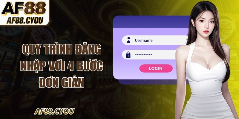 Quy trình đăng nhập với 4 bước đơn giản